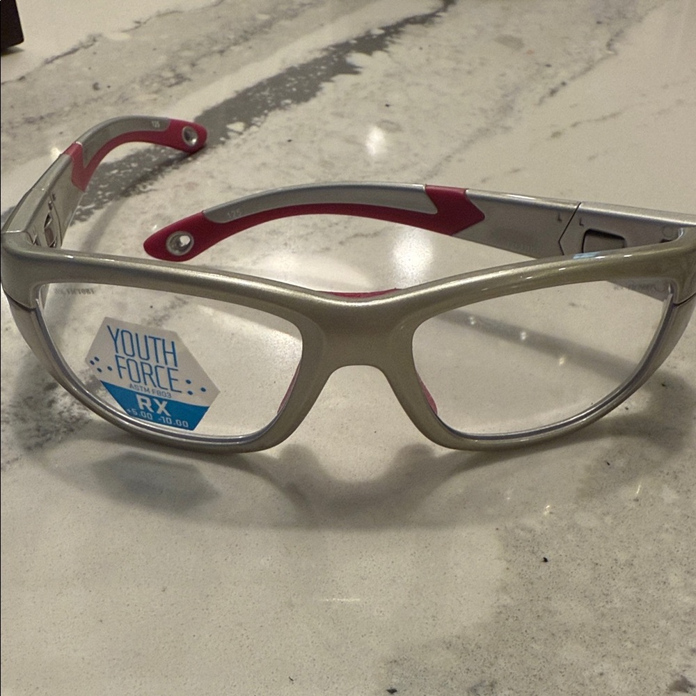 Wiley-X Youth Force series “Victory” RX Silver and Pink safety Glasses
